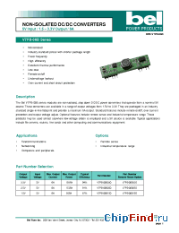 Datasheet V7PB-06B25S manufacturer BEL Fuse