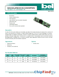 Datasheet V7PC-07A manufacturer BEL Fuse