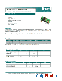 Datasheet V7XZ-01RD manufacturer BEL Fuse