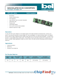 Datasheet VRPC-04C50N manufacturer BEL Fuse