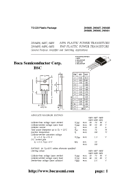 Datasheet 2N6486 manufacturer Boca