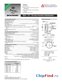 Datasheet 6534S-1-502 manufacturer Bourns