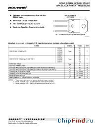 Datasheet BD545C manufacturer Bourns