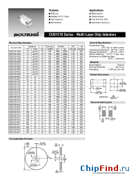 Datasheet CI201210 manufacturer Bourns