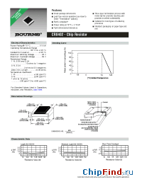Datasheet CR0402-FX8252GLF manufacturer Bourns