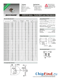 Datasheet CS201212-47NK manufacturer Bourns