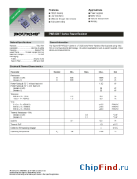 Datasheet PWR220-2FBR0400J manufacturer Bourns