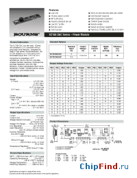 Datasheet SC10A-5SDAC-Z manufacturer Bourns