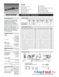 Datasheet SC15A-5SDAC-Z manufacturer Bourns