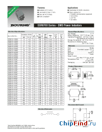 Datasheet SDR0703 manufacturer Bourns
