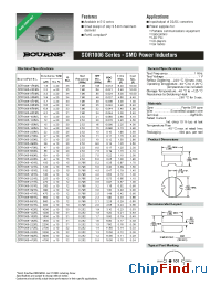 Datasheet SDR1006-1R5ML manufacturer Bourns