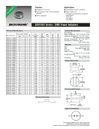 Datasheet SDR1307 manufacturer Bourns