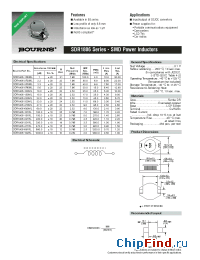 Datasheet SDR1806 manufacturer Bourns