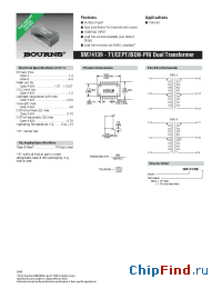 Datasheet SM74139E manufacturer Bourns