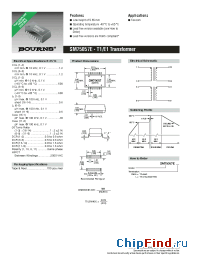 Datasheet SM75057E manufacturer Bourns