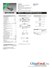 Datasheet SM75719 manufacturer Bourns