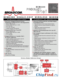 Datasheet BCM2200 manufacturer Broadcom