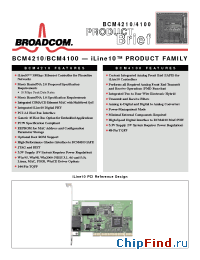 Datasheet BCM4210 manufacturer Broadcom