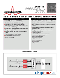 Datasheet BCM8112 manufacturer Broadcom
