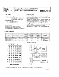 Datasheet BS616LV2023DI manufacturer BSI