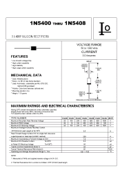 Datasheet 1N5400 manufacturer Bytes