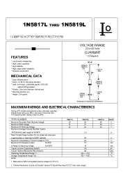Datasheet 1N5818L manufacturer Bytes