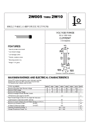 Datasheet 2W005 manufacturer Bytes
