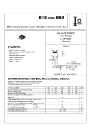 Datasheet B6S manufacturer Bytes