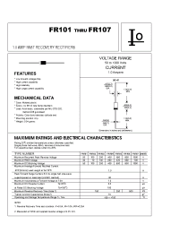 Datasheet FR101 manufacturer Bytes