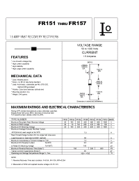 Datasheet FR152 manufacturer Bytes