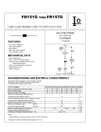 Datasheet FR152G manufacturer Bytes