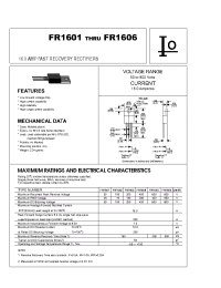 Datasheet FR1602 manufacturer Bytes