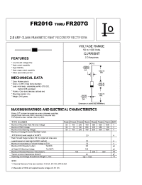 Datasheet FR201G manufacturer Bytes