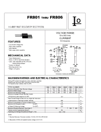Datasheet FR801 manufacturer Bytes