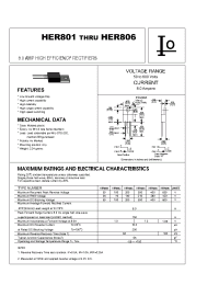 Datasheet HER801 manufacturer Bytes