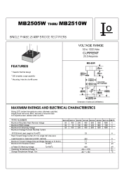 Datasheet MB2505W manufacturer Bytes