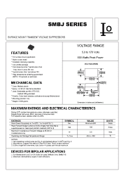 Datasheet SMBJ120(C)A manufacturer Bytes