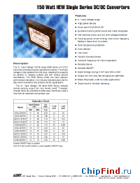 Datasheet 48S12.12HEW manufacturer Calex