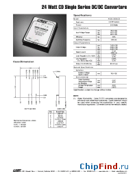 Datasheet 48S8.3000CD manufacturer Calex
