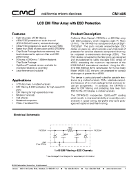 Datasheet CM1405-03CP manufacturer CalMicro