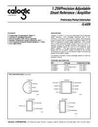 Datasheet CL432BLP manufacturer Calogic