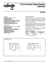Datasheet CLM2830AU manufacturer Calogic