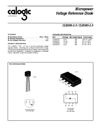 Datasheet CLM285Y2 manufacturer Calogic
