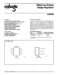 Datasheet CLM2930A-3 manufacturer Calogic