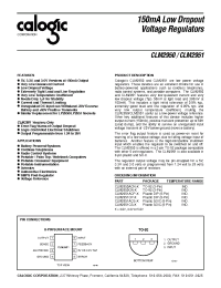 Datasheet CLM2950ACN-X manufacturer Calogic