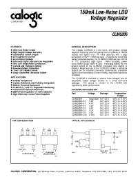 Datasheet CLM5205 manufacturer Calogic