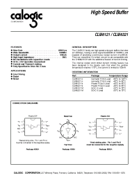 Datasheet CLM6121H manufacturer Calogic