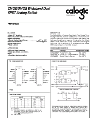 Datasheet CWB2269 manufacturer Calogic