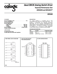 Datasheet XSD5300 manufacturer Calogic