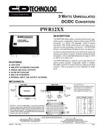 Datasheet PWR1204 manufacturer C&D